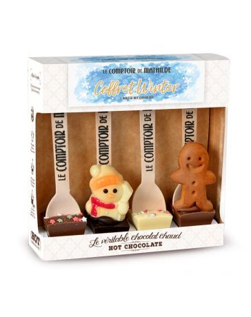 Coffret 4 Hot Chocolate Edition Hiver - LE COMPTOIR DE MATHILDE