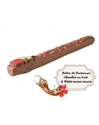 Bâton de Guimauve - Chocolat au lait, Rose & Coeurs en sucre - LE COMPTOIR DE MATHILDE