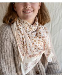 Grand Foulard Léopard - Bengal Lana - BINDI ATELIER