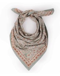 Grand Foulard - Sarika Matcha - BINDI ATELIER