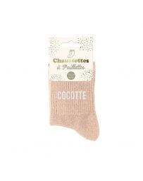 Chaussettes à paillettes "Cocotte"