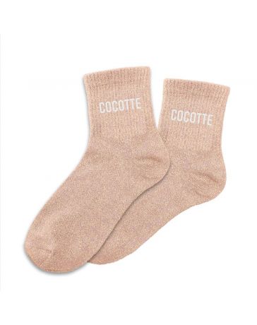 Chaussettes à paillettes "Cocotte"