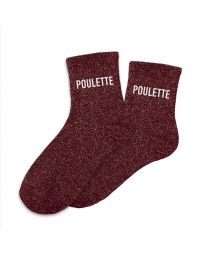 Chaussettes à paillettes "Poulette"