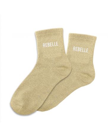 Chaussettes à paillettes "Rebelle"