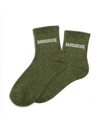 Chaussettes à paillettes "Baroudeuse"