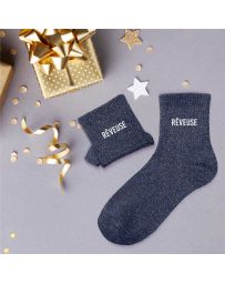 Chaussettes à paillettes "Rêveuse"