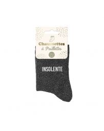 CHAUSSETTES À PAILLETTES "INSOLENTE"