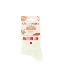 Chaussettes à paillettes "Amoureuse"