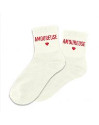 Chaussettes à paillettes "Amoureuse"