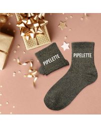 Chaussettes à paillettes "Pipelette"