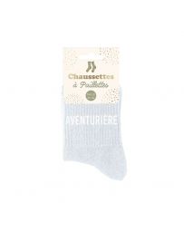 Chaussettes à paillettes "Aventurière"