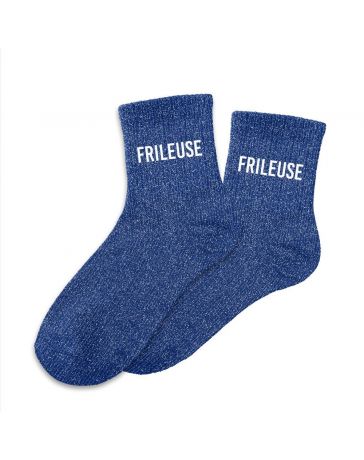 Chaussettes à paillettes "Frileuse"