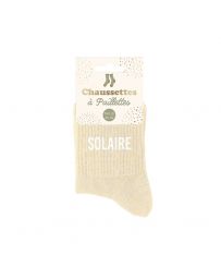Chaussettes à paillettes "Solaire"