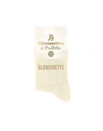 Chaussettes à paillettes "Blondinette"