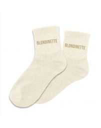 Chaussettes à paillettes "Blondinette"