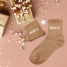 Chaussettes à paillettes "Brunette"