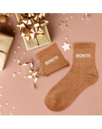 Chaussettes à paillettes "Bichette"