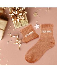 Chaussettes à paillettes "Jolie Nana"