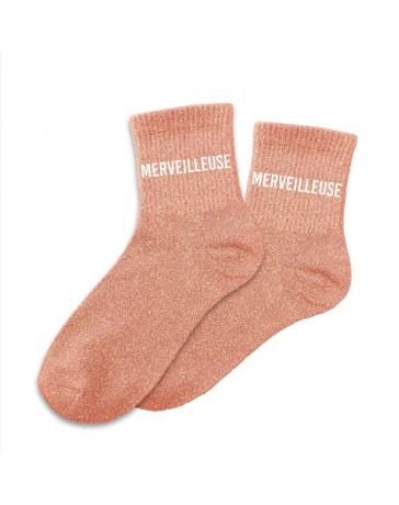 Chaussettes à paillettes "Merveilleuse"