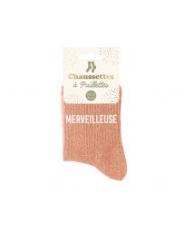 Chaussettes à paillettes "Merveilleuse"