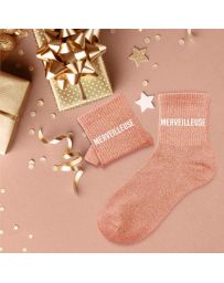 Chaussettes à paillettes "Merveilleuse"