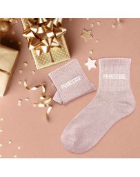 Chaussettes à paillettes "Princesse"