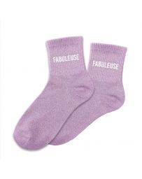 Chaussettes à paillettes ''Fabuleuse"