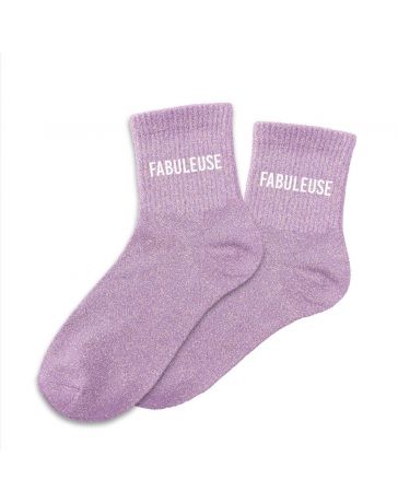 Chaussettes à paillettes ''Fabuleuse"