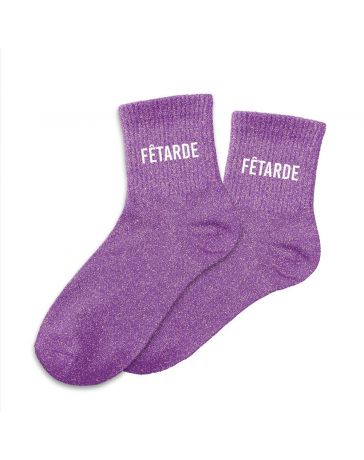 Chaussettes à paillettes "Fêtarde"