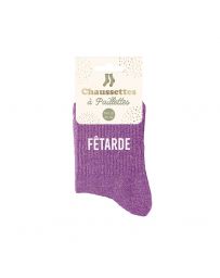 Chaussettes à paillettes "Fêtarde"