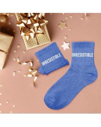 Chaussettes à paillettes "Irrésistible"