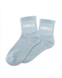 Chaussettes à paillettes "Canaille"