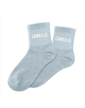 Chaussettes à paillettes "Canaille"