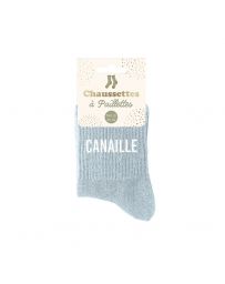 Chaussettes à paillettes "Canaille"