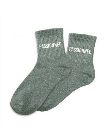 Chaussettes à paillettes "Passionnée"