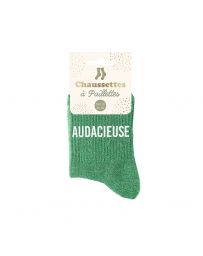 Chaussettes à paillettes "Audacieuse"