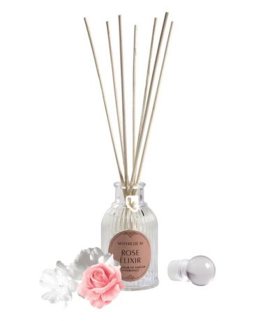 Diffuseur de Parfum d'Ambiance "Les Intemporelles" 90ml - Rose Elixir - MATHILDE.M