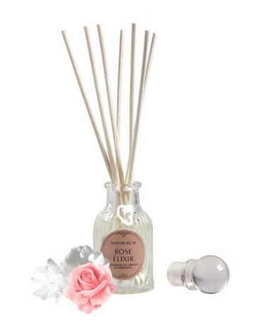 Diffuseur de Parfum d'Ambiance "Les Intemporelles" 30ml - Rose Elixir - MATHILDE.M