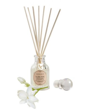 Diffuseur de Parfum d'Ambiance "Les Intemporelles" 30ml - Sublime Jasmin - MATHILDE.M