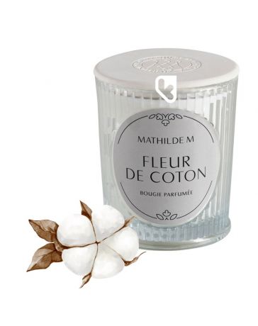 Bougie parfumée "Les Intemporelles" 145g - Fleur de Coton - MATHILDE.M