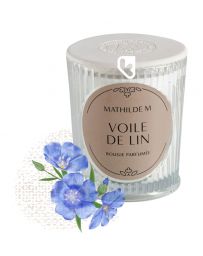 Bougie parfumée "Les Intemporelles" 145g - Voile de Lin - MATHILDE.M