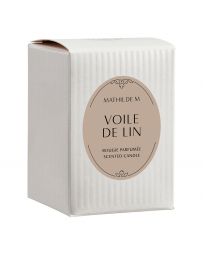 Bougie parfumée "Les Intemporelles" 145g - Voile de Lin - MATHILDE.M