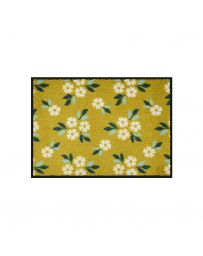 Tapis de Patio LEMIYO - Fleurs jaunes - DERRIERE LA PORTE