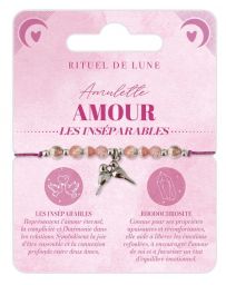 Bracelet Amulette Argent AMOUR - Les Inséparables - RITUEL DE LUNE