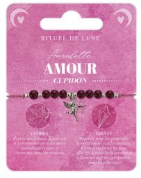 Bracelet Amulette Argent AMOUR - Cupidon - RITUEL DE LUNE