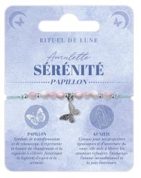 Bracelet Amulette Argent SERENITE - Papillon - RITUEL DE LUNE