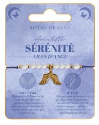 Bracelet Amulette Or Sérénité - Ailes d'Ange - RITUEL DE LUNE