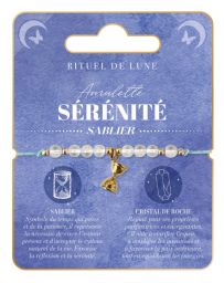 Bracelet Amulette Or Sérénité - Sablier - RITUEL DE LUNE