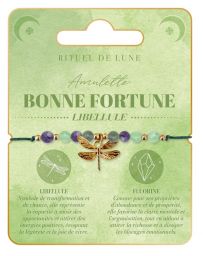 Bracelet Amulette Or Bonne fortune - Libellule - RITUEL DE LUNE