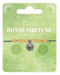 Bracelet Amulette Argent Bonne fortune - Penny - RITUEL DE LUNE